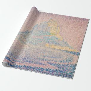 Paul Signac - Monte Saint Michel Fog und Sun Geschenkpapier