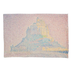 Paul Signac - Monte Saint Michel Fog und Sun Kissenbezug