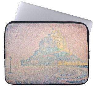 Paul Signac - Monte Saint Michel Fog und Sun Laptopschutzhülle