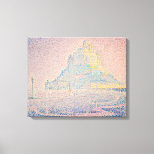 Paul Signac - Monte Saint Michel Fog und Sun Leinwanddruck