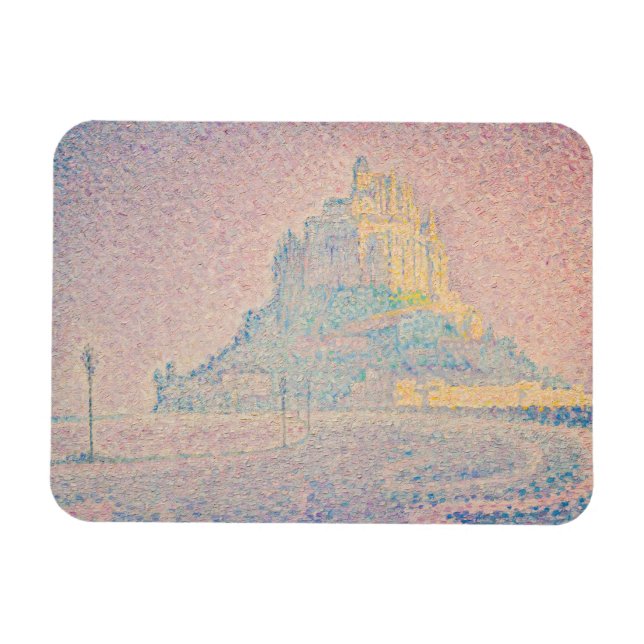 Paul Signac - Monte Saint Michel Fog und Sun Magnet (Horizontal)