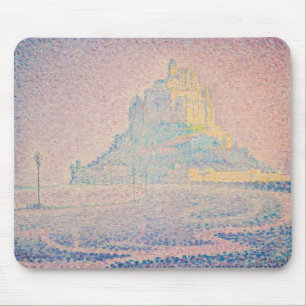 Paul Signac - Monte Saint Michel Fog und Sun Mousepad