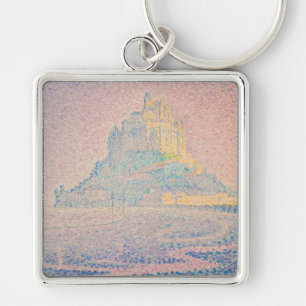 Paul Signac - Monte Saint Michel Fog und Sun Schlüsselanhänger