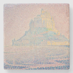 Paul Signac - Monte Saint Michel Fog und Sun Steinuntersetzer