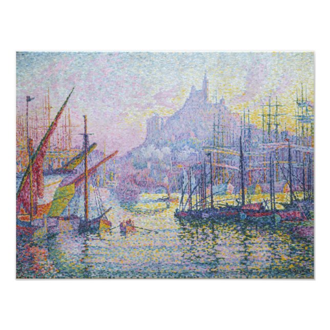 Paul Signac - Notre-Dame-de-la-Garde, Marseille Fotodruck (Vorne)
