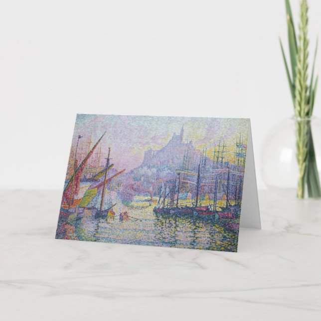 Paul Signac - Notre-Dame-de-la-Garde, Marseille Karte (Vorderseite)