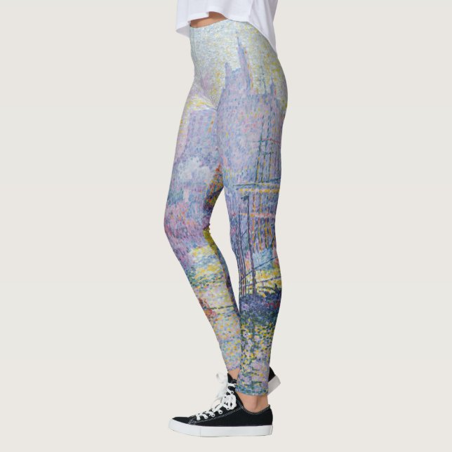 Paul Signac - Notre-Dame-de-la-Garde, Marseille Leggings (Links)