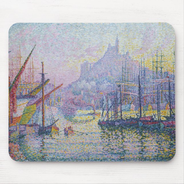 Paul Signac - Notre-Dame-de-la-Garde, Marseille Mousepad (Vorne)
