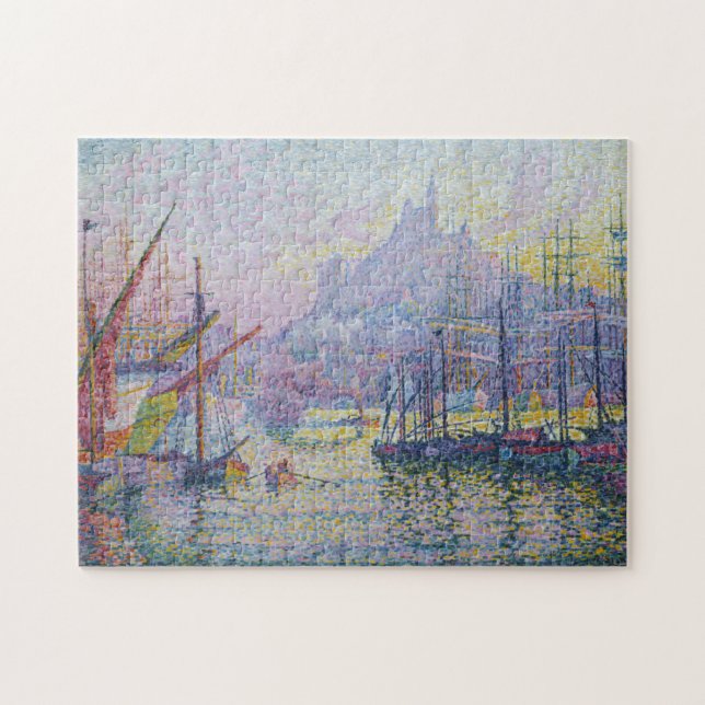Paul Signac - Notre-Dame-de-la-Garde, Marseille Puzzle (Horizontal)