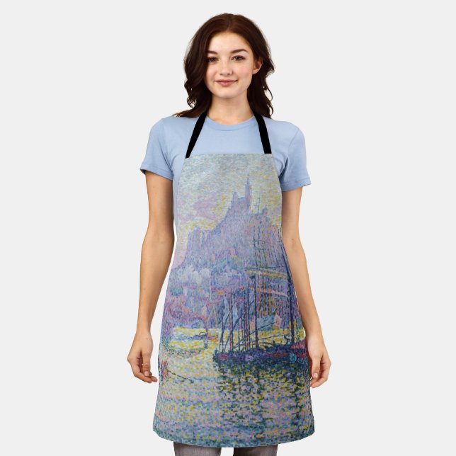 Paul Signac - Notre-Dame-de-la-Garde, Marseille Schürze (Getragen)