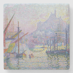Paul Signac - Notre-Dame-de-la-Garde, Marseille Steinuntersetzer