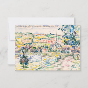 Paul Signac-Petit Anwey-The River Bank 1920-1929 Karte