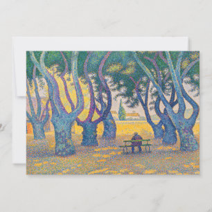 Paul Signac - Place des Lices, Saint-Tropez Dankeskarte