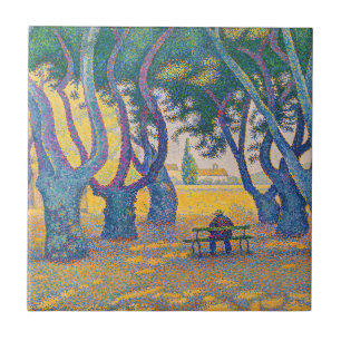 Paul Signac - Place des Lices, Saint-Tropez Fliese