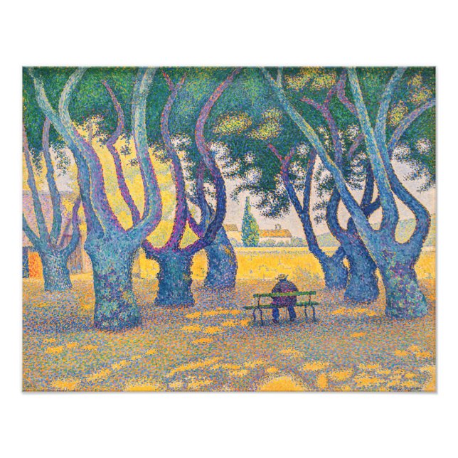 Paul Signac - Place des Lices, Saint-Tropez Fotodruck (Vorne)