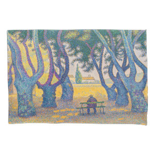 Paul Signac - Place des Lices, Saint-Tropez Kissenbezug