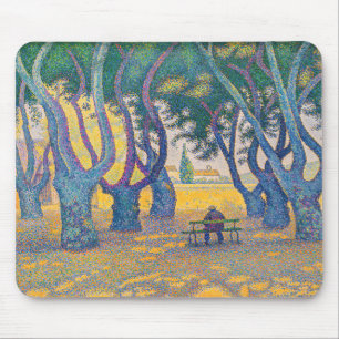 Paul Signac - Place des Lices, Saint-Tropez Mousepad