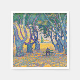 Paul Signac - Place des Lices, Saint-Tropez Serviette