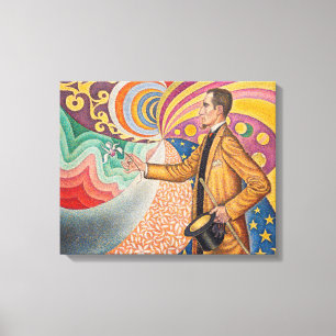 Paul Signac - Portrait von Felix Feneon, Opus 217 Leinwanddruck