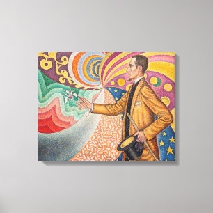 Paul Signac - Portrait von Felix Feneon, Opus 217 Leinwanddruck