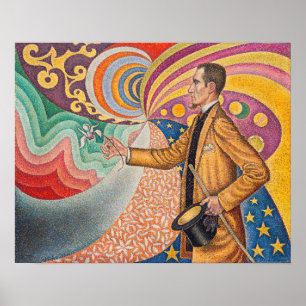 Paul Signac - Portrait von Felix Feneon, Opus 217 Poster