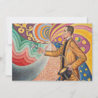 Paul Signac - Porträt von M Felix Feneon, Opus 217