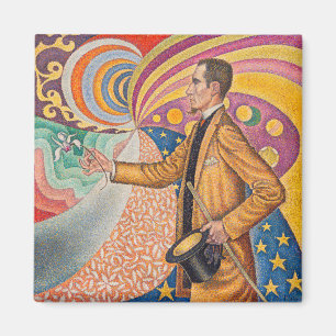 Paul Signac - Porträt von M Felix Feneon, Opus 217 Magnet