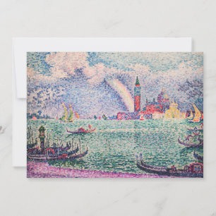 Paul Signac - Rainbow, Venedig Dankeskarte