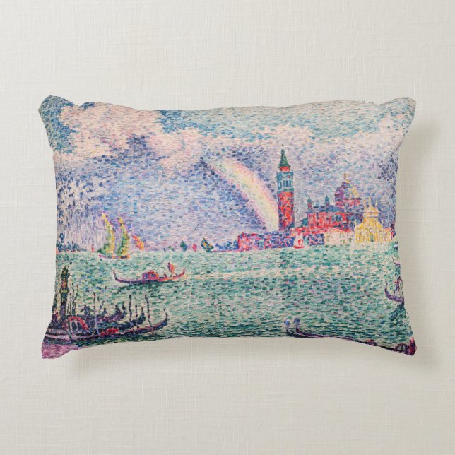 Paul Signac - Rainbow, Venedig Dekokissen (Vorderseite)