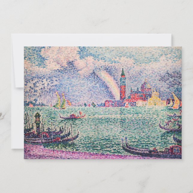 Paul Signac - Rainbow, Venedig Einladung (Vorderseite)