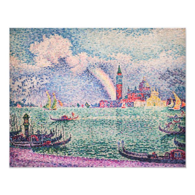 Paul Signac - Rainbow, Venedig Fotodruck (Vorne)
