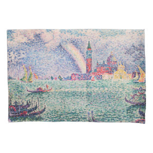 Paul Signac - Rainbow, Venedig Kissenbezug