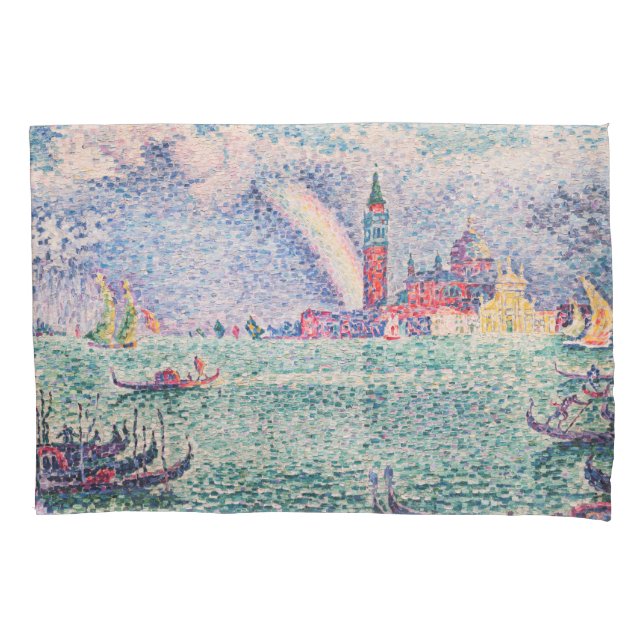 Paul Signac - Rainbow, Venedig Kissenbezug (Vorderseite)