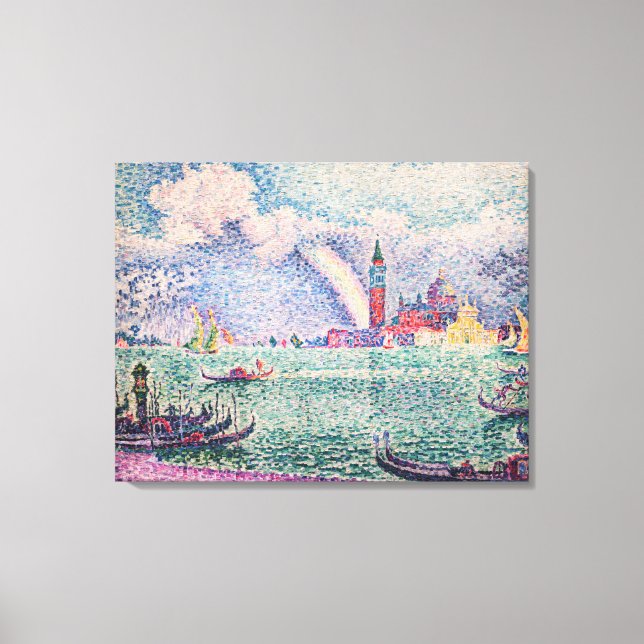 Paul Signac - Rainbow, Venedig Leinwanddruck (Vorderseite)