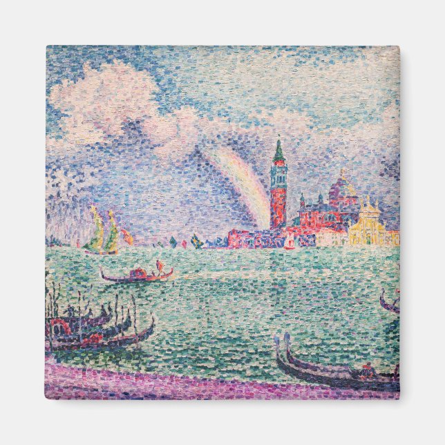 Paul Signac - Rainbow, Venedig Magnet (Vorne)