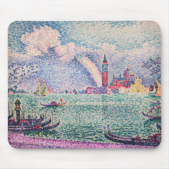 Paul Signac - Rainbow, Venedig Mousepad (Vorne)