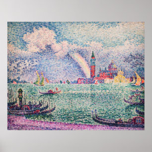 Paul Signac - Regenbogen, Venedig Poster