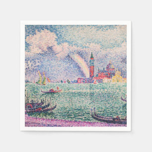 Paul Signac - Regenbogen, Venedig Serviette