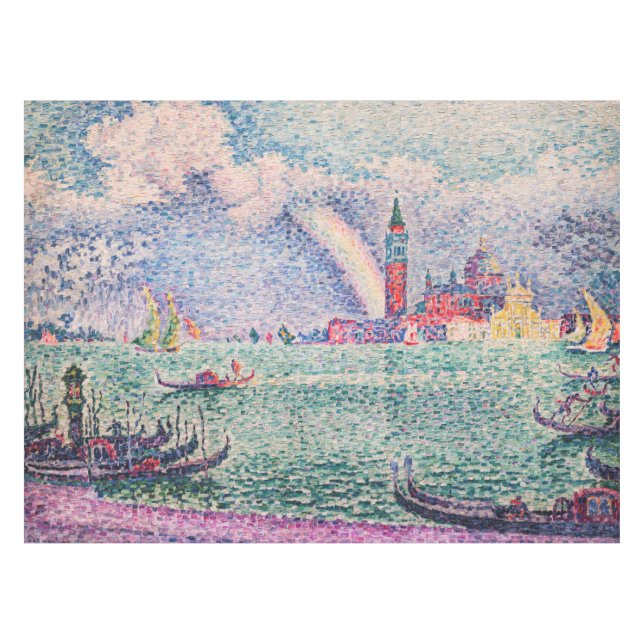 Paul Signac - Regenbogen, Venedig Tischdecke (Vorderseite (Horizontal))