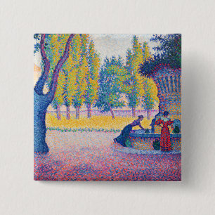 Paul Signac - Saint-Tropez, Fontaine des Lices Button