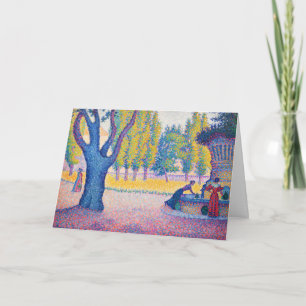 Paul Signac - Saint-Tropez, Fontaine des Lices Karte