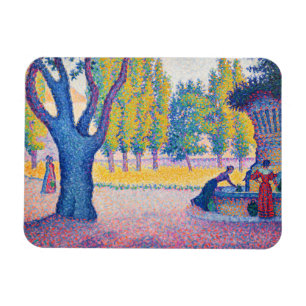 Paul Signac - Saint-Tropez, Fontaine des Lices Magnet