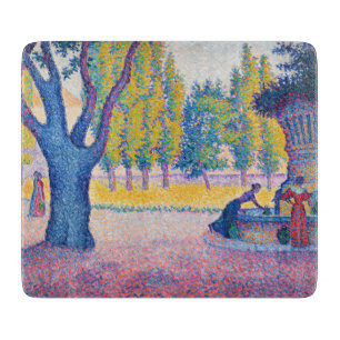 Paul Signac - Saint-Tropez, Fontaine des Lices Schneidebrett
