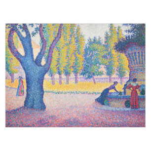 Paul Signac - Saint-Tropez, Fontaine des Lices Tischdecke