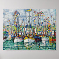 Paul Signac - Segen der Thunfischflotte in Groix.