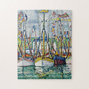 Paul Signac - Segen der Thunfischflotte in Groix. Puzzle