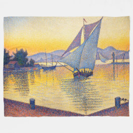 Paul Signac - The Port at Sunset, Opus 236 Fleecedecke