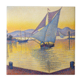 Paul Signac - The Port at Sunset, Opus 236 Fliese