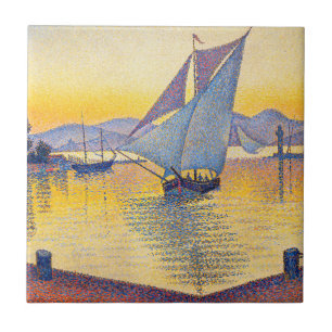 Paul Signac - The Port at Sunset, Opus 236 Fliese