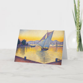 Paul Signac - The Port at Sunset, Opus 236 Karte